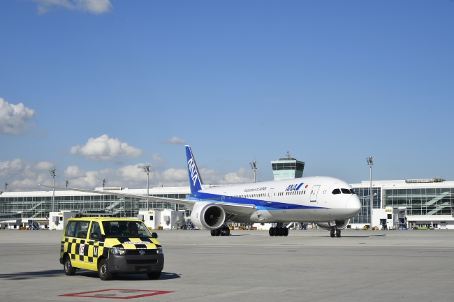 B787 von ANA in MUC